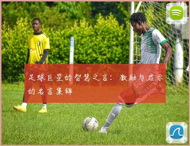 足球巨星的智慧之言：激励与启示的名言集锦